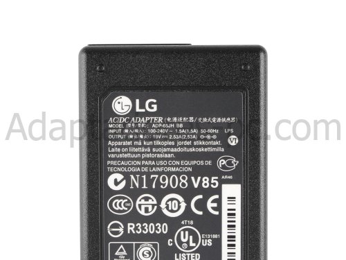 AC Adaptador Cargador LG IPS PERSONAL TV MT55