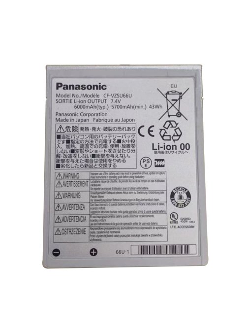 Original Batería Panasonic CF-VZSU66U VZSU66U 5.7Ah 43Wh