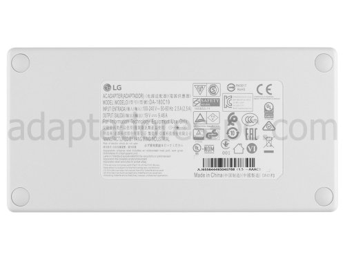Original 180W LG 34UC98-W 34UC98 AC Adaptador Cargador