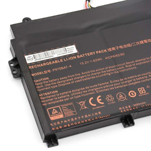Batería Mifcom SG7-RTX 2070(P970RF) 3680mAh 62Wh