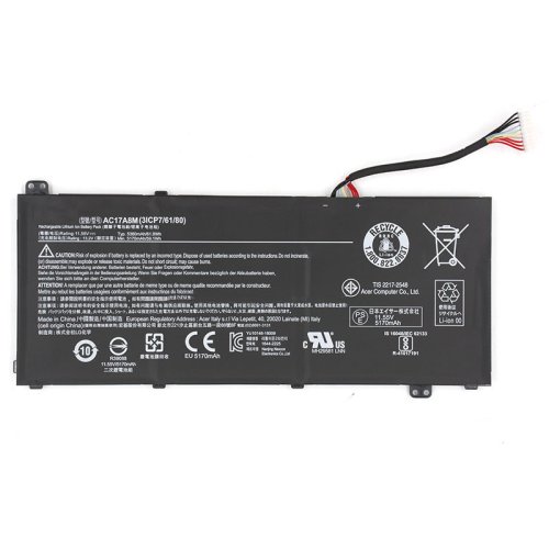 5360mAh 61.9Wh Batería Acer Spin 3 SP314-52-33FP