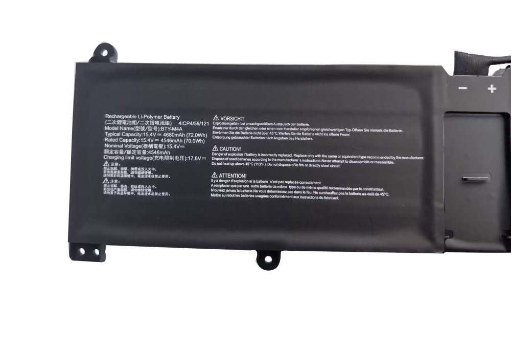 Batería MSI 9S7-14K112-056 4650mAh 72Wh