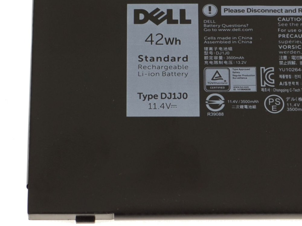 Original 3600mAh 42Wh Batería Dell Latitude 7480 P73G001