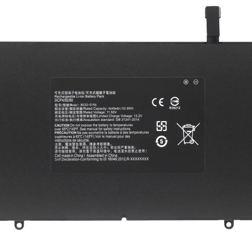 Batería Razer Blade Stealth RZ09-01962E52-R3U1 4640mAh 53.6Wh