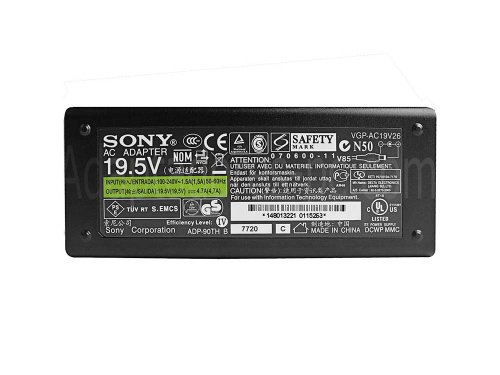 Original 90W AC Adaptador Cargador Sony Vaio pcg-3a3l pcg-3a4l