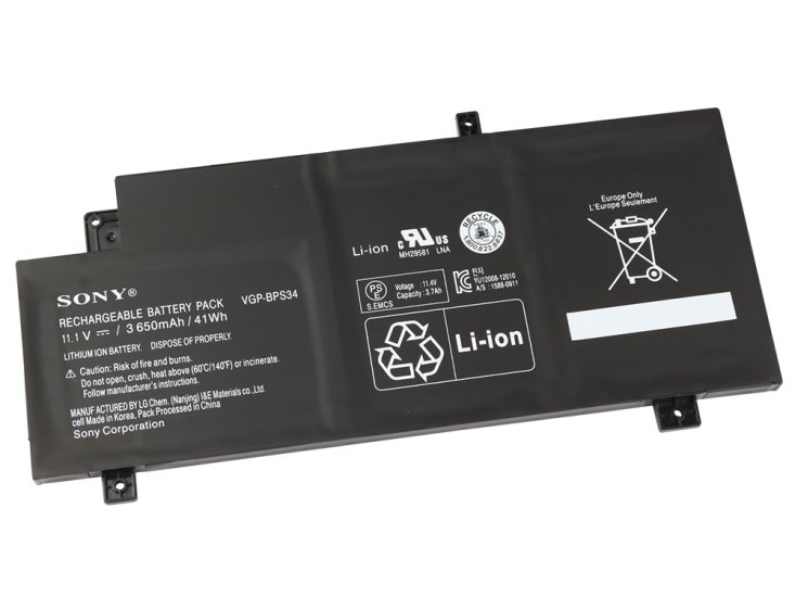 41Whr 3650mAh Sony Vaio SVF14A14CXP Original Batería - Haga un click en la imagen para cerrar