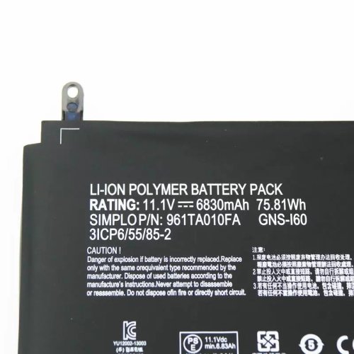 Original Batería Gigabyte P35W-v3 6830mAh 75.81Wh