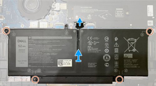 Original 6500mAh 52Wh Batería Dell Latitude 7410 2-in-1 P131G001