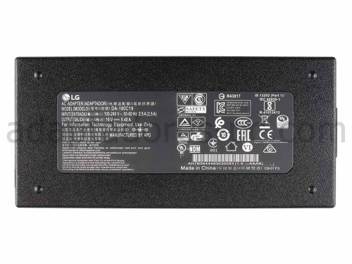Original 180W Cargador LG 38UC99-W 38UC99 AC Adaptador