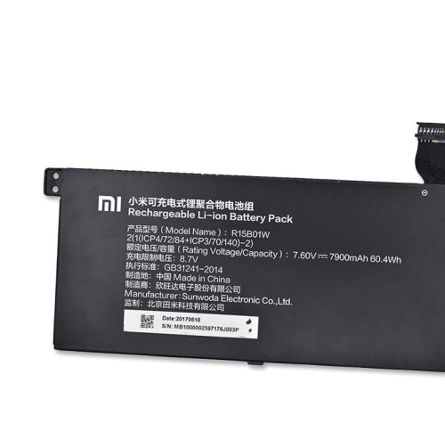 Original Batería Xiaomi MI Pro 15.6 INCH 7900mAh 60.04Wh