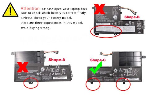 Batería Original Lenovo Ideapad 510S-14IKB 80UV 30Whr