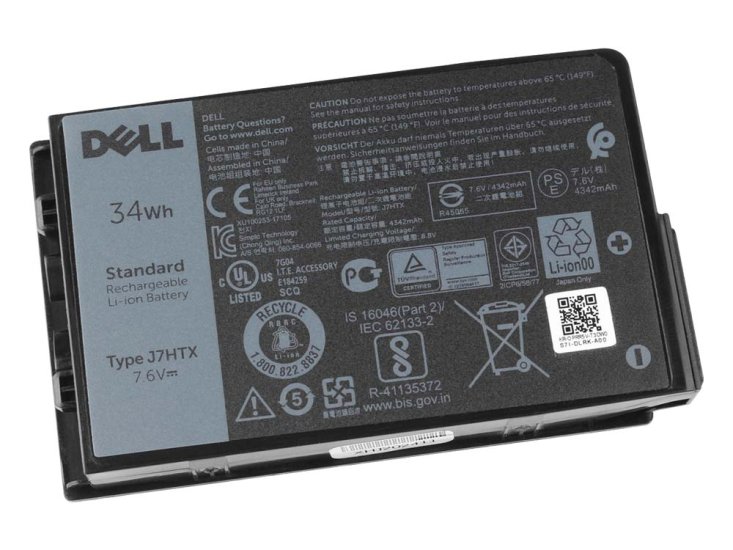 Original 4342mAh 34Wh Batería Dell Latitude 7220 - Haga un click en la imagen para cerrar