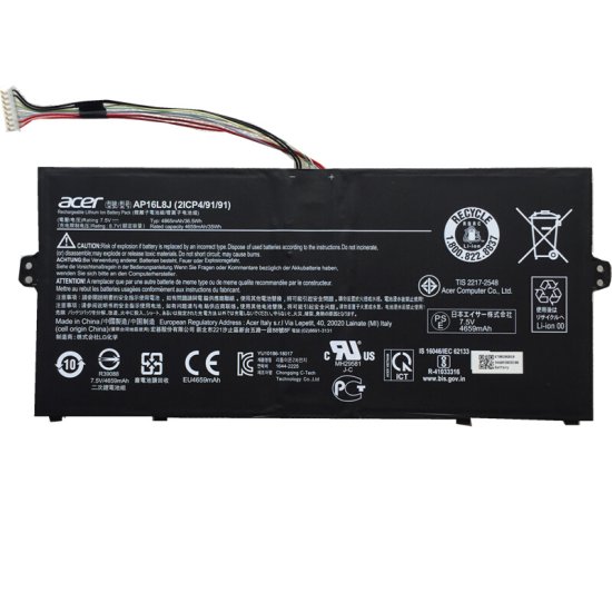 Original Batería Acer TravelMate X5 X514-51-511Q 4865mAh 36.5Wh - Haga un click en la imagen para cerrar