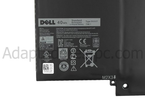 5400mAh 40Wh Batería Dell XPS 11-1308T 11-1508T