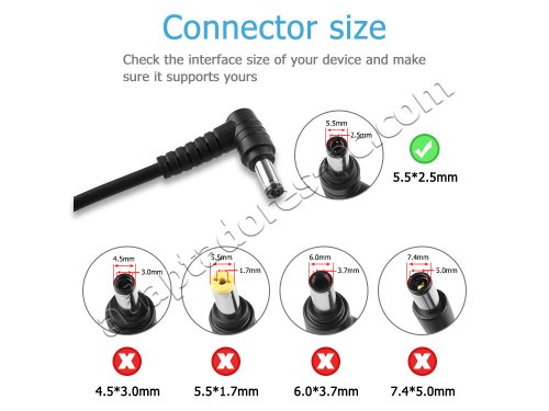 Original 65W AC Adaptador Cargador Packard Bell easynote tk11 tk11bz