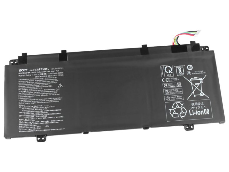 4670mAh 53.9Wh Batería Acer Predator Triton 700 PT715-51 - Haga un click en la imagen para cerrar