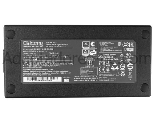 Original 230W Chicony Fujitsu A17-230P1A A230A023P AC Adaptador Cargador