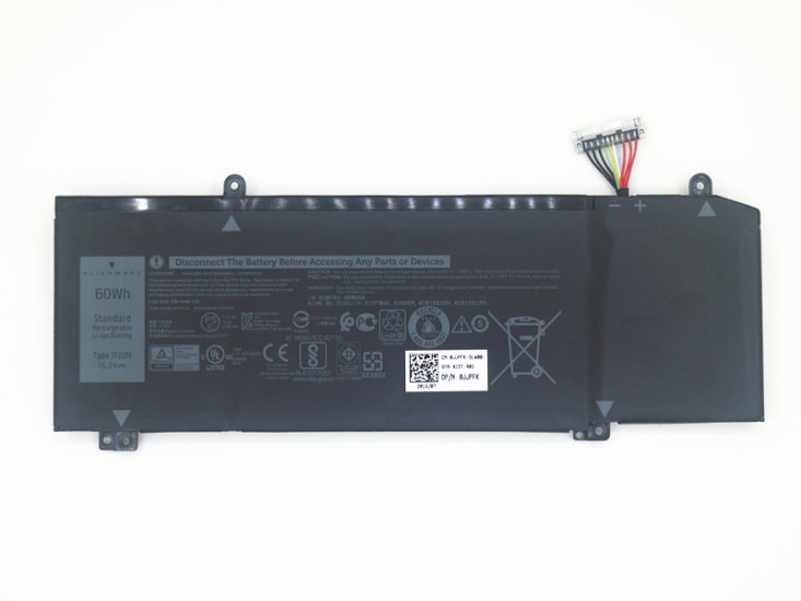 Original 3750mAh 60Wh Batería Dell Alienware m17 R2 P41E P41E001 - Haga un click en la imagen para cerrar