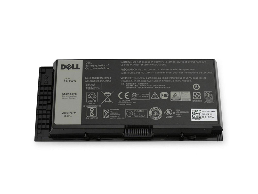 65Whr Dell Precision M4800 P20E Original Batería