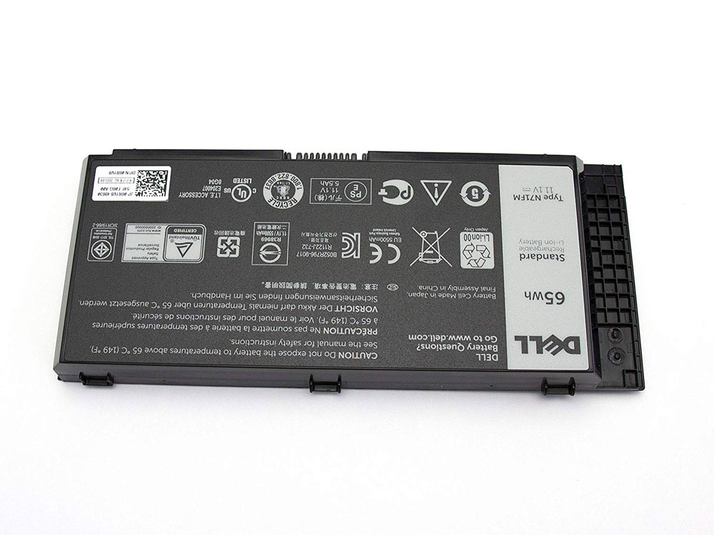 65Whr Dell Precision M4800 P20E Original Batería