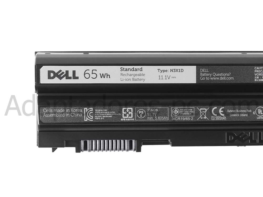 65Whr Dell 312-1441 Original Batería