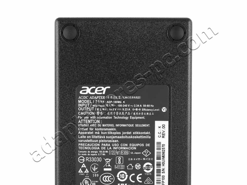 Original 180W Delta ADP-180MB K Adaptador Cargador