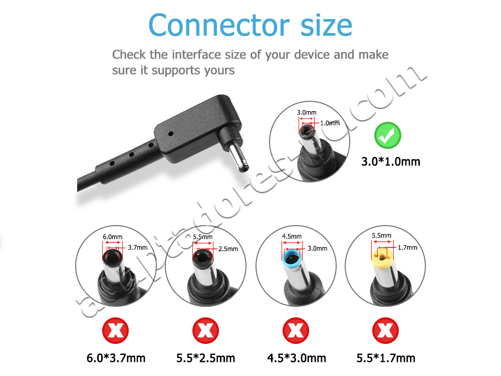 Original 45W Cargador Acer Aspire 5 A515-56-70ZB AC Adaptador