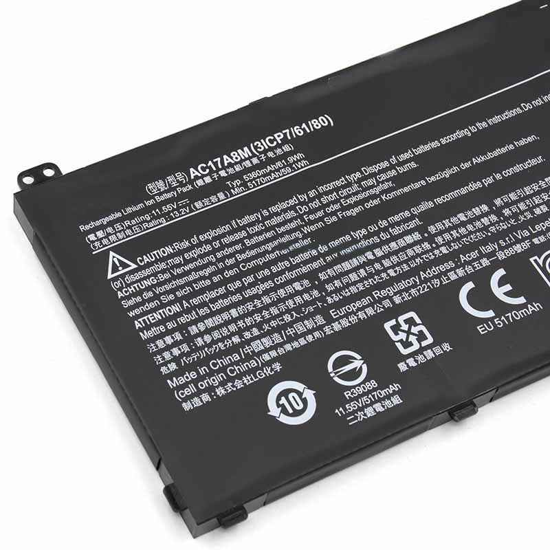 5360mAh 61.9Wh Batería Acer Spin 3 SP314-52-33FP