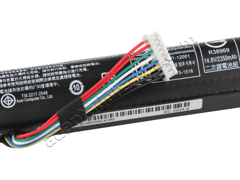 2500mAh 37Wh Batería Acer Extensa 2511 2511G
