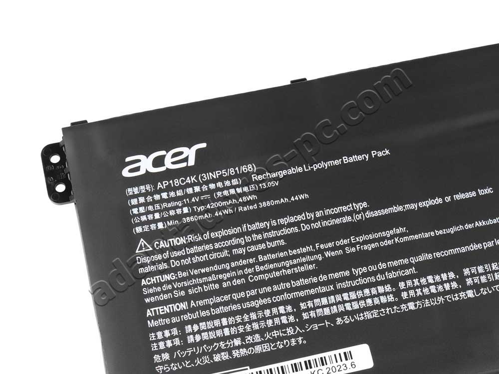 Original Batería Acer Spin 3 SP314-54N-56NU 4200mAh 48Wh