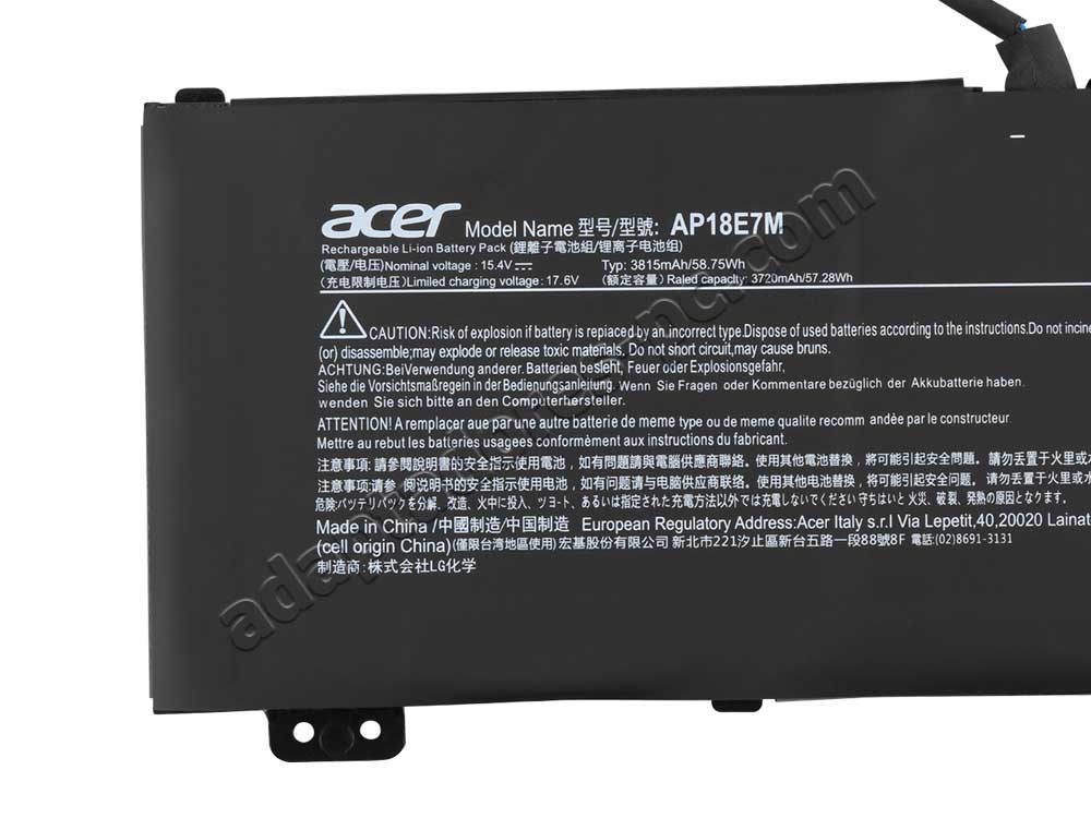 Original Batería Acer Swift 3 OLED SF314-71-79NM 3815mAh 58.75Wh