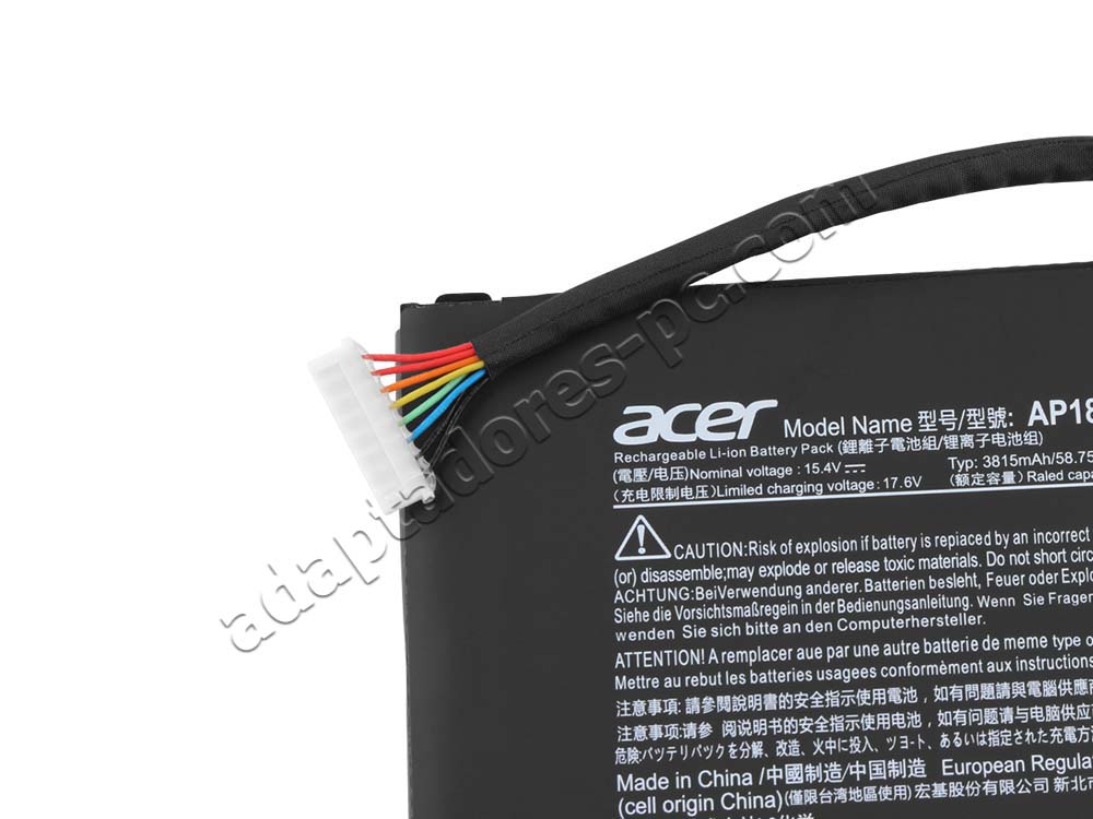 Original Batería Acer Swift 3 OLED SF314-71-79NM 3815mAh 58.75Wh