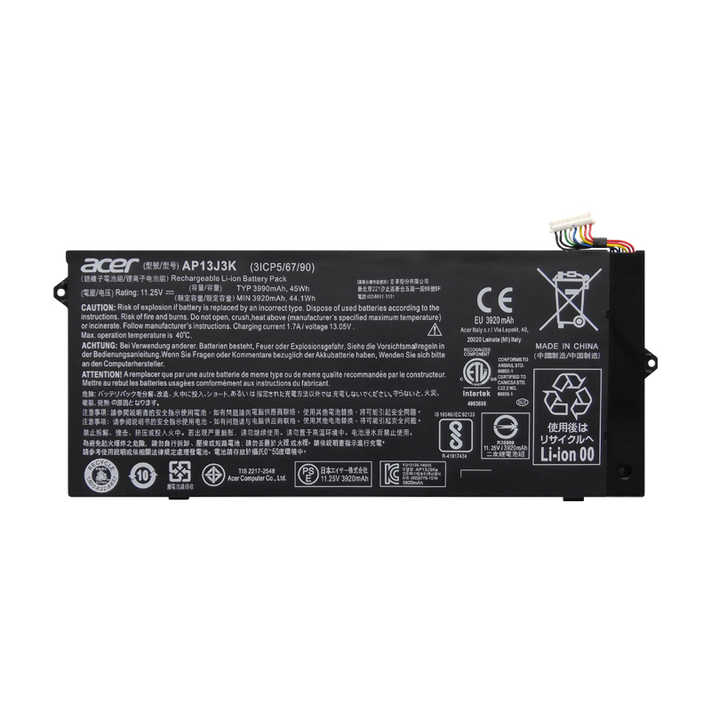 3990mAh 45Wh Batería Acer Chromebook 11 C732L