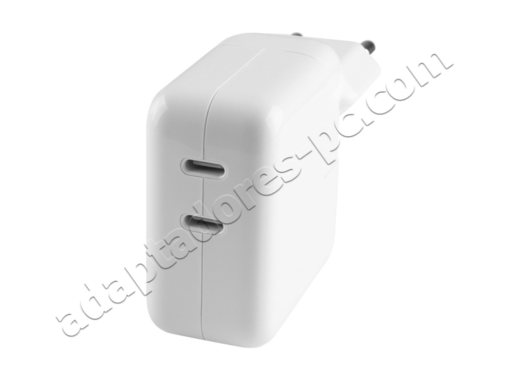 35W Dual USB-C Cargador Apple MNWP3ZM/A AC Adaptador