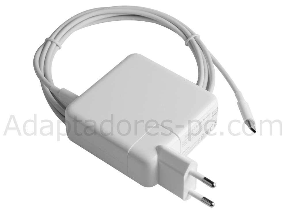 61W USB-C Apple MacBook Pro 13 2019 dos puertos Thunderbolt 3 Adaptador Cargador