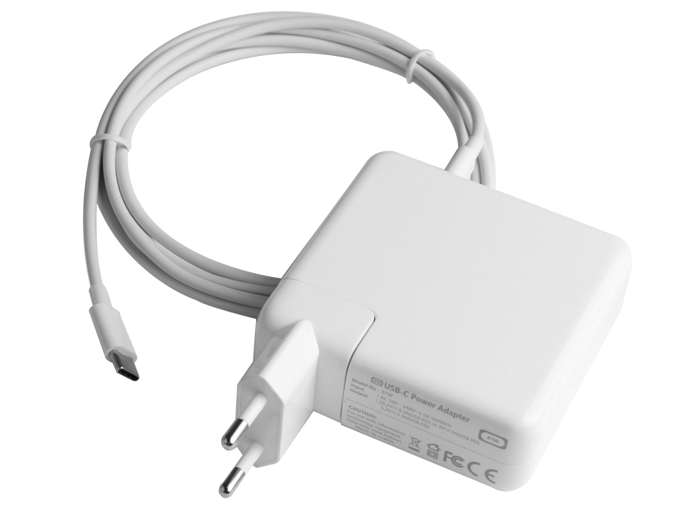 87W USB-C Adaptador Cargador para Apple MacBook Pro 15 MPTT2LL/A