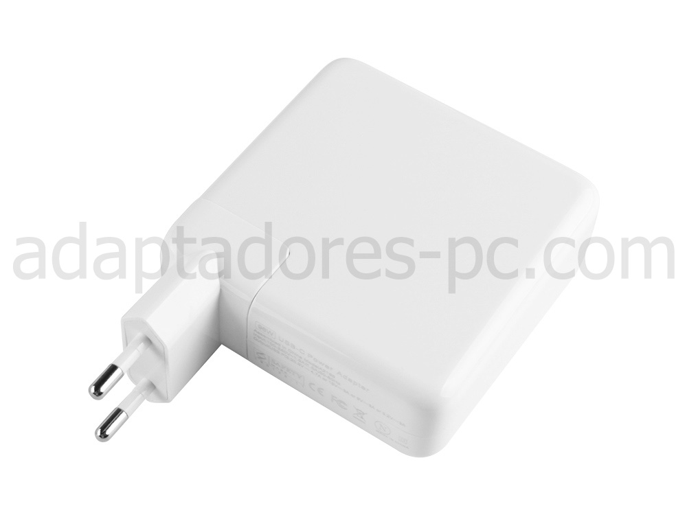 20.5V 4.7A 96W PD Cargador Apple MacBook Air 13 2020 MVH42T/A AC Adaptador
