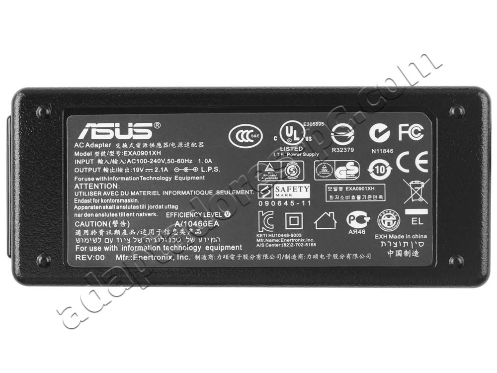 Original 40W Cargador Asus VX207TE VZ249H Monitor AC Adaptador