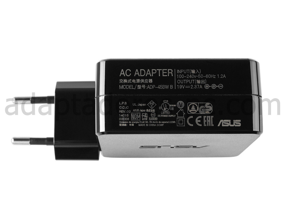 Original 45W Cargador Asus ADP 45BW C ADP-45BW C (5.5mm * 2.5mm) Adaptador
