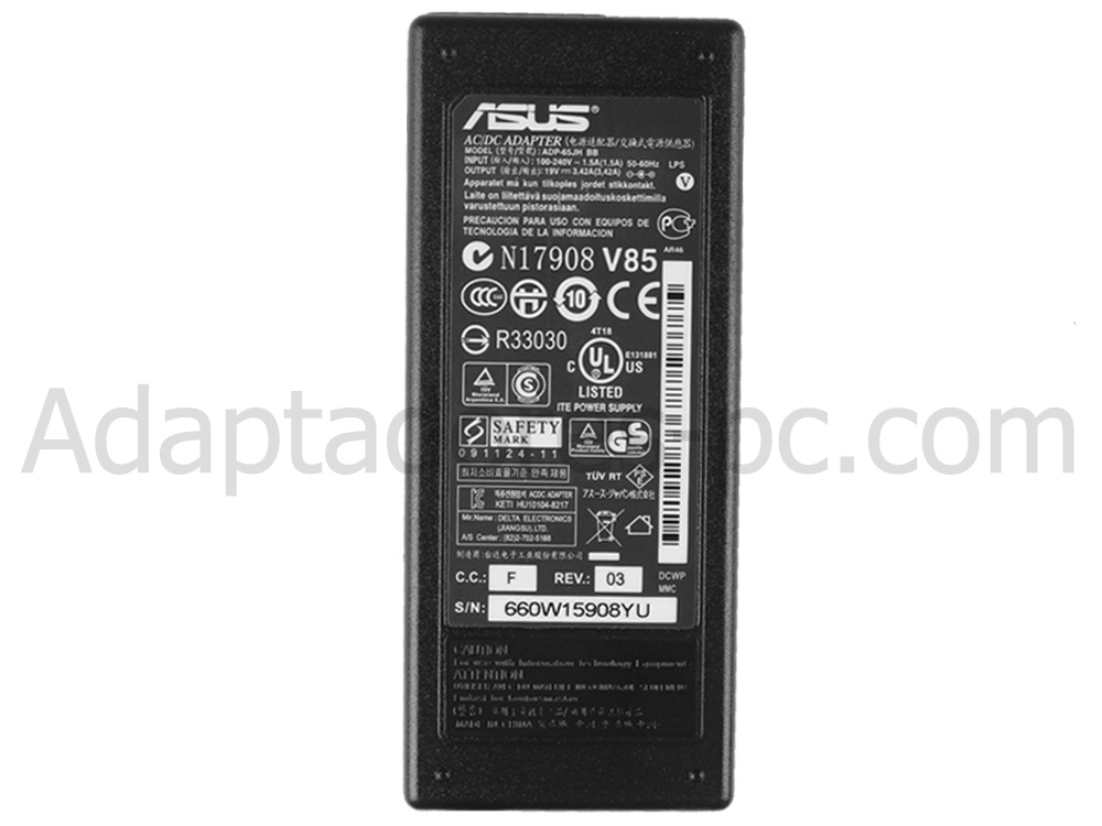 Original 65W Asus 04G2660047K0(5.5mm * 2.5mm) AC Adaptador Cargador