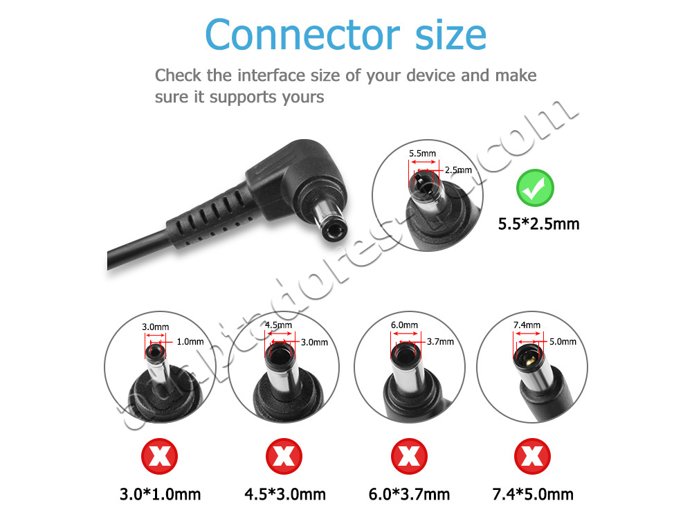 Adaptador Cargador Original Asus G2S-2A7R G2S-7R024C 90W + Cable