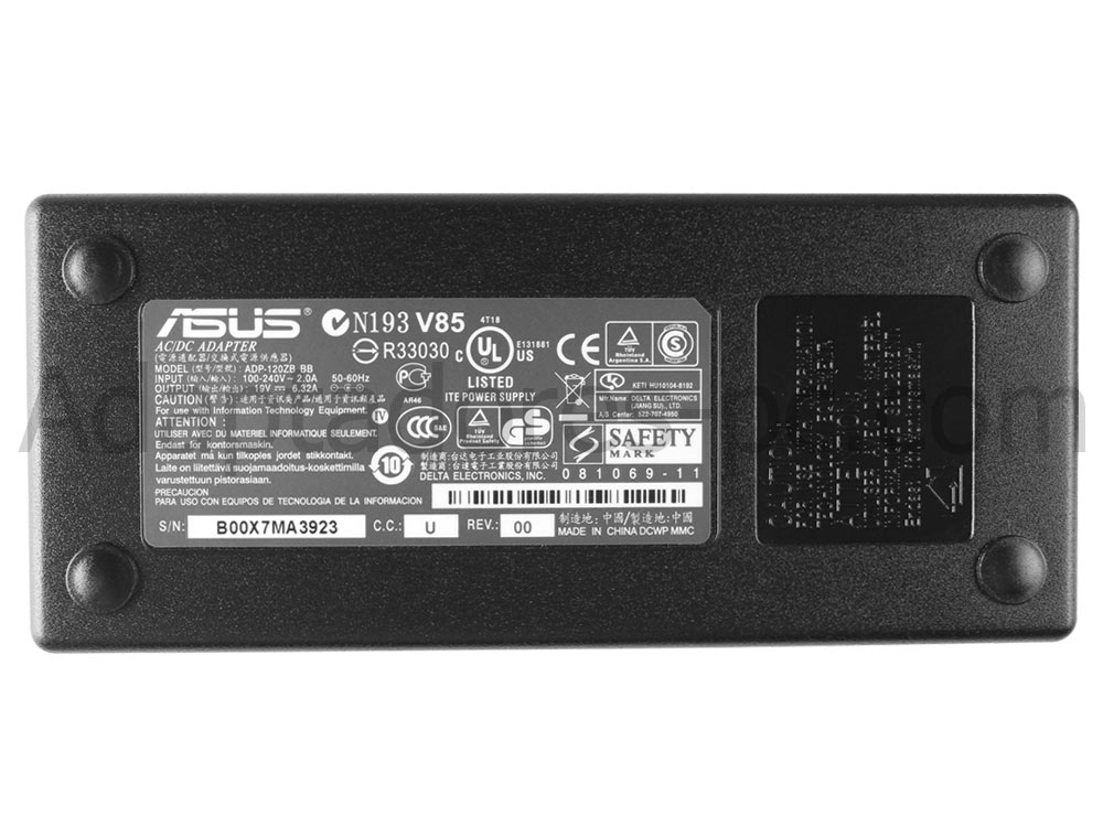 Original 120W 5.5mm * 2.5mm Adaptador Cargador Asus PA-1121-28