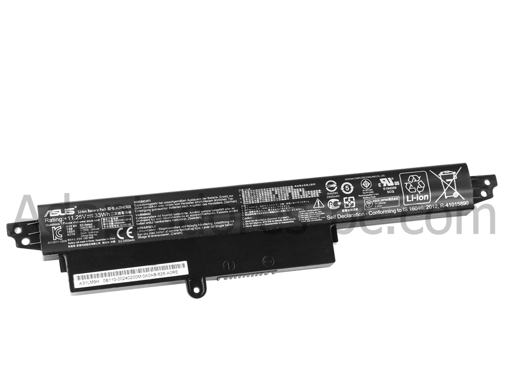 33Whr Asus A31N1302 0B110-00240100E Original Batería
