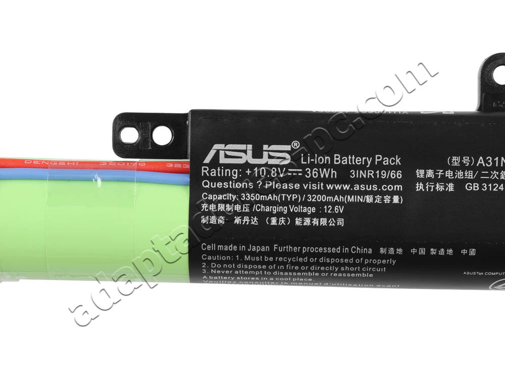 36Wh 3200mAh Original Batería Asus VivoBook A541UV-76B92PB1 A541UV-DM727