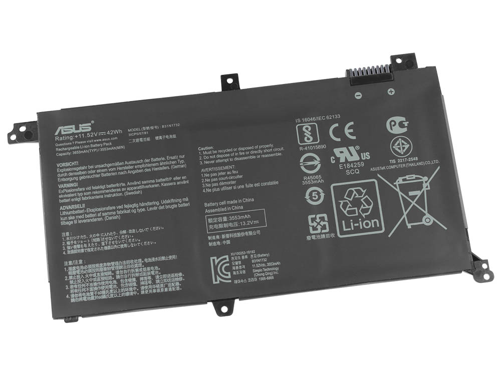 Original 3653mAh 42Wh Batería Asus S430FA-EB039R