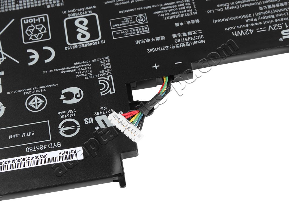 Original Batería Asus 0B200-03440000 B31N1842 3645mAh 42Wh