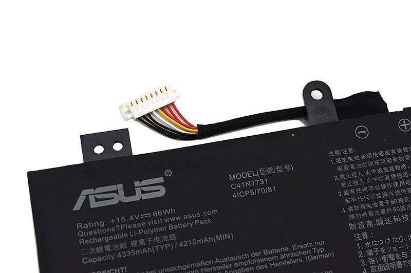 Original Batería Asus C41N1731 0B200-02940000 66Wh 4335mAh