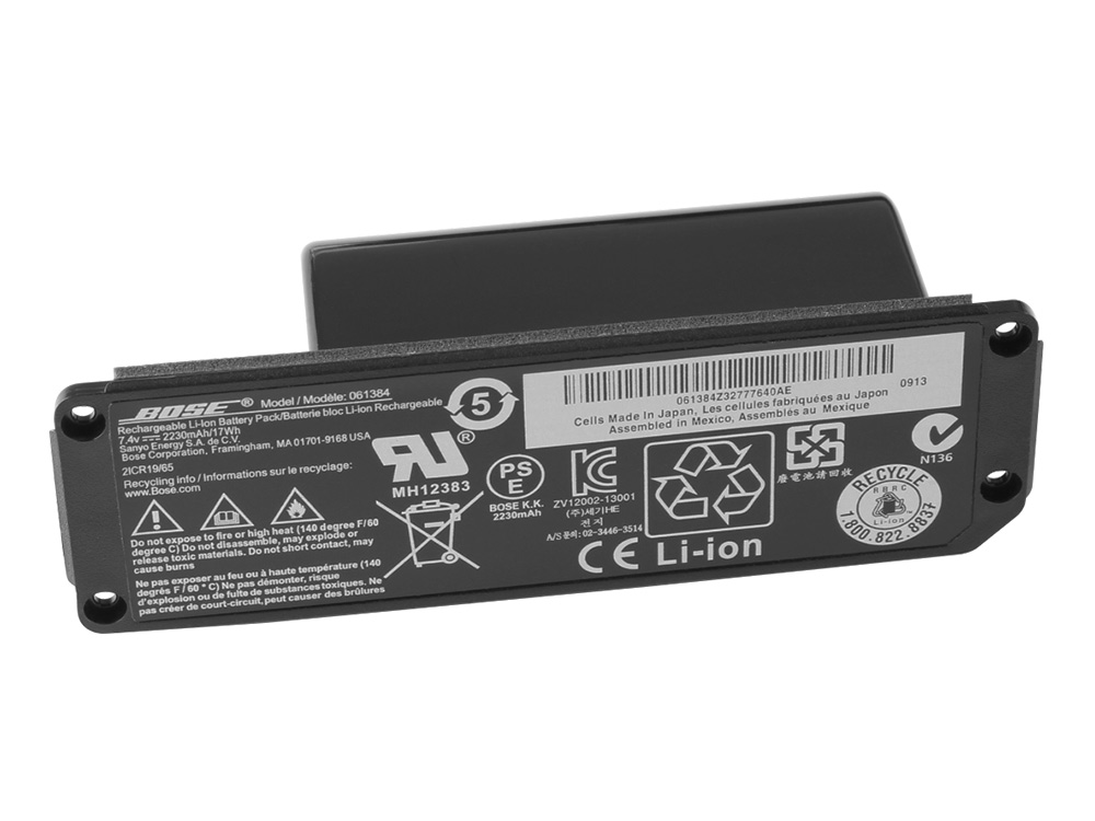 Original 2230mAh 17Wh Batería Bose Soundlink Mini I 061386 063287