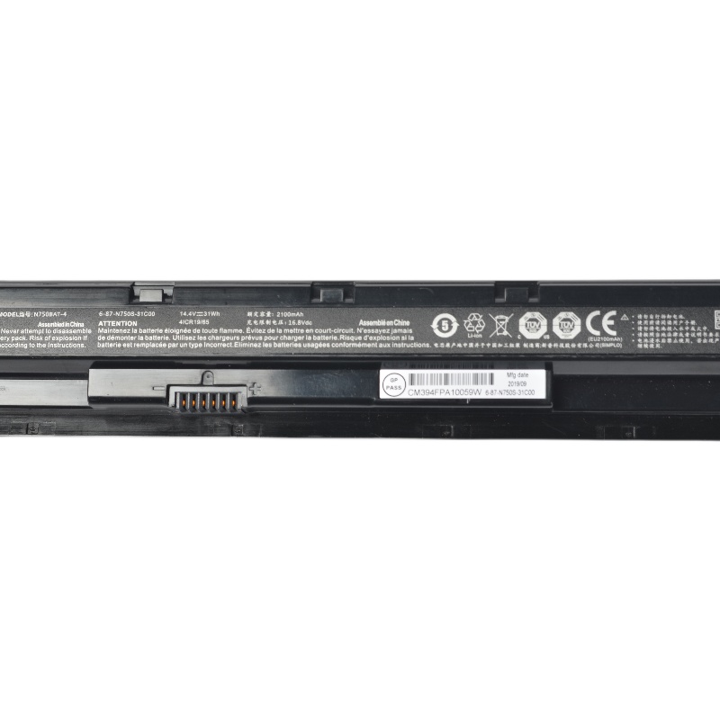 Original Batería Clevo 6-87-N750S-4EB2 2200mAh 31Wh