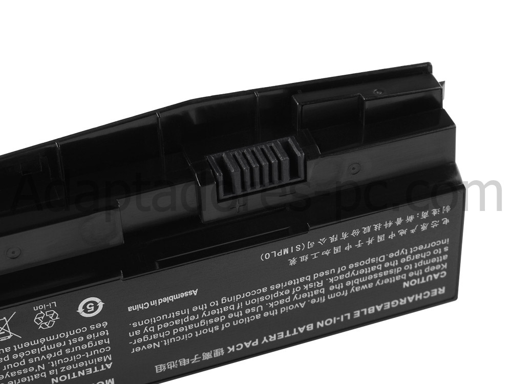 Batería Clevo N855HK1 N857HL N857HP6 5300mAh 62Wh